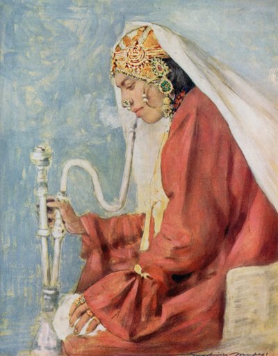Una chica cantando de Mortimer Ludington Menpes